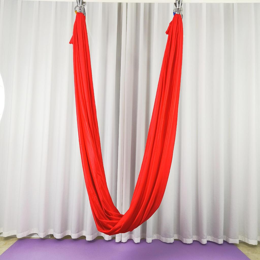 Seamless Elastic Aerial Yoga Hammock - 2.8m Anti-Gravity Flying Dance Swing Fabric