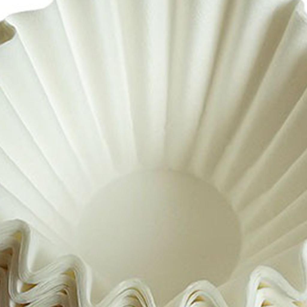 100 Buc Hârtie Filtru Cafea 185mm De Unică Folosință Formă Rotundă Strecurătoare Cafea pentru Băuturi Acasă