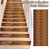 6Pcs/13Pcs Home Decoration Exquisite Wood Grain Sticker Sticker Simulated Beautify Step Decoration Waterproof PVC