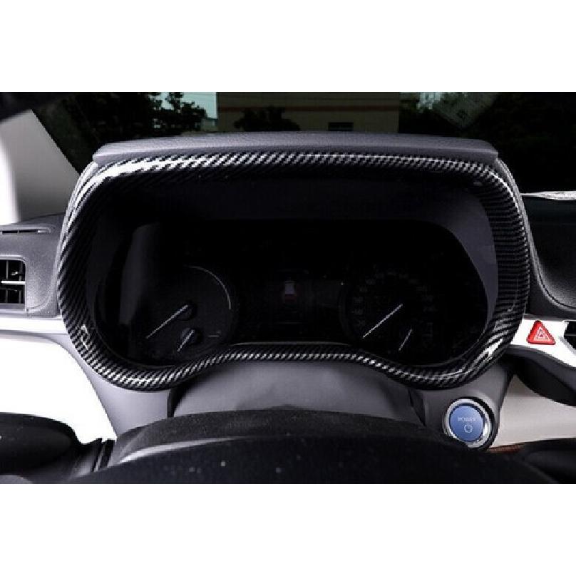 For Toyota Sienna 2021-2025 ABS Carbon Fiber Dash Speedometer Odometer Frame 1pc