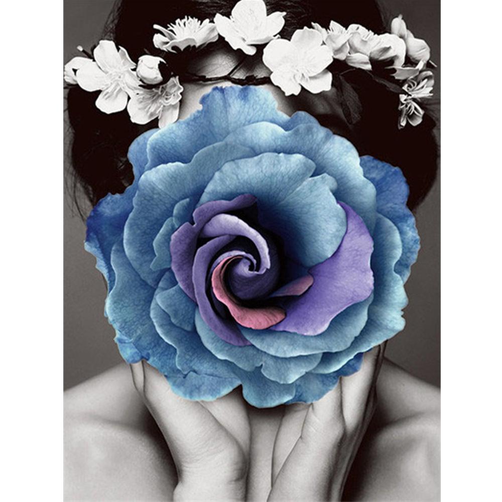 Volle quadratische/runde Diamantmalerei Porträt Frau Strasssteine ​​5D DIY Diamantstickerei Verkauf Schmetterling Mosaik Dekor