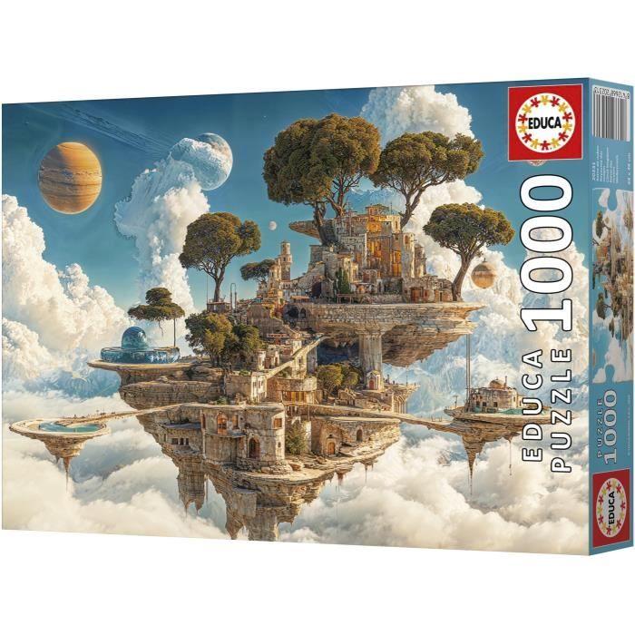 Puzzle - EDUCA - Kingdom of Clouds - 1000 Pieces - 48 X 68 Cm - For Adults from 12 Years Old