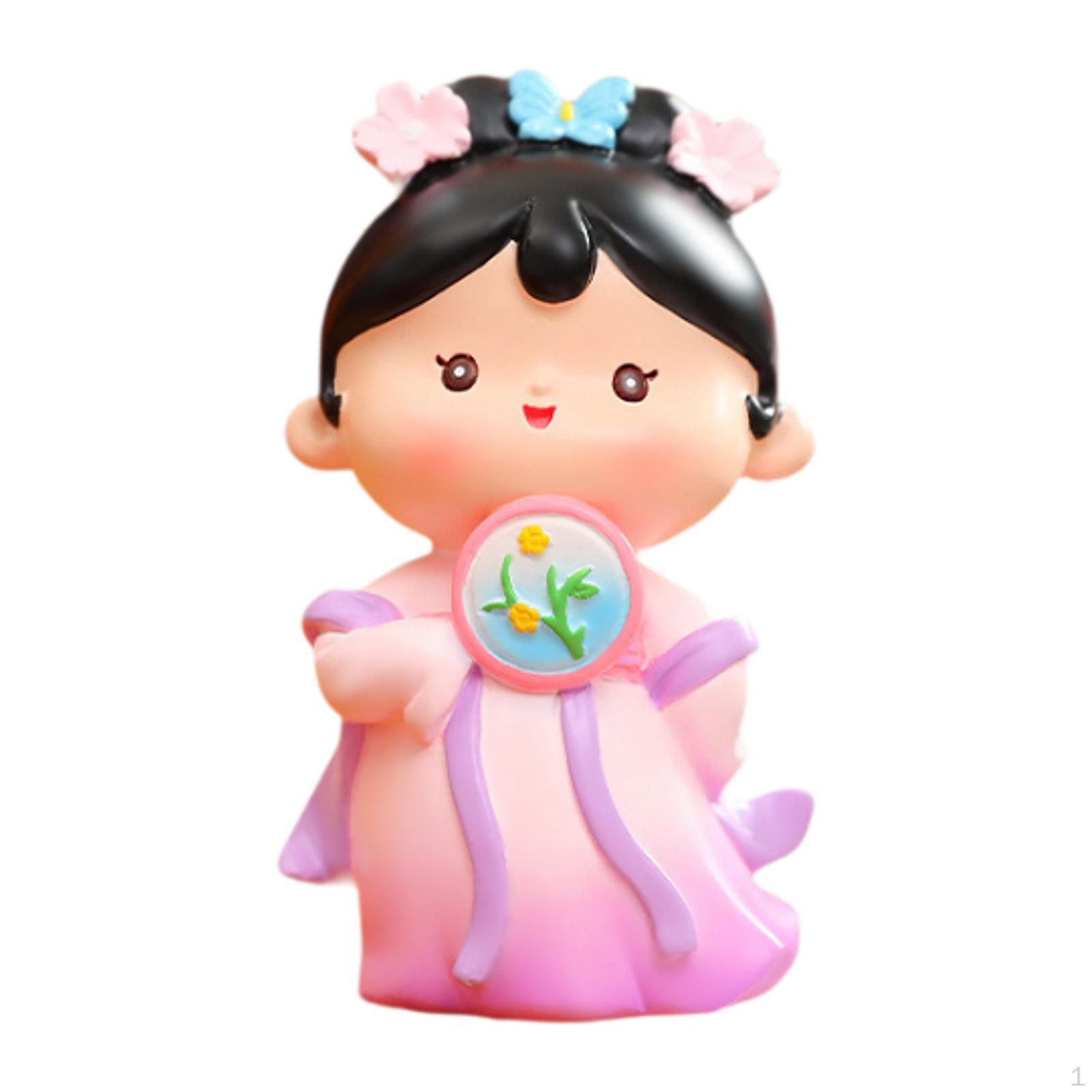 

Китайская статуэтка девушки, декоративная скульптура для дома и офиса 4.2cmx3.2cmx7.4cm