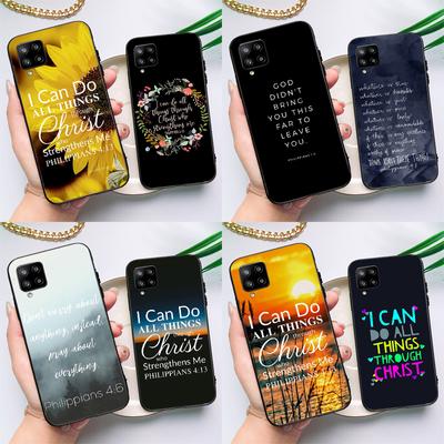 Bible Verse Philippians Jesus Christ Case For Samsung Galaxy A54 A34 A53 A13 A32 A52 A14 A51 A71 A23 A33 A73 A12 A22 A21S Coque