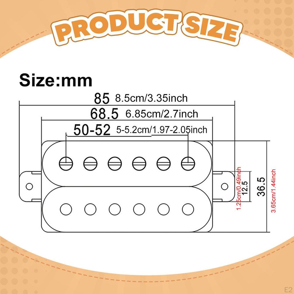 Electric Guitar Pickup Repair Part Musical Instrument Accessories Double Coil Humbucker