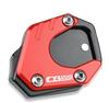Generic For CB650R 2019 2020 2021 Motorcycle Kickstand Motorcycle Side Bracket Motorcycle Side Bracket Pad