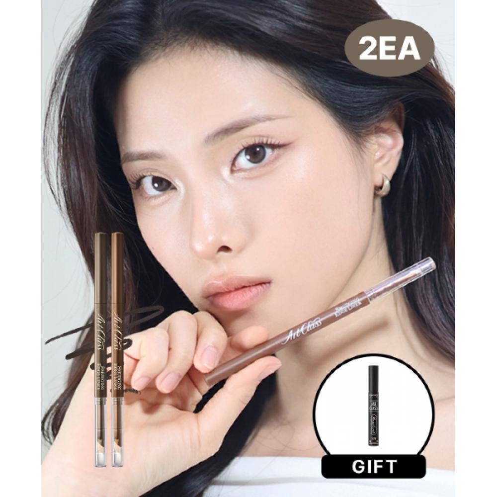 Too Cool For School [2ea] Art Class Smudging Edge Liner  + Magical Mascara 