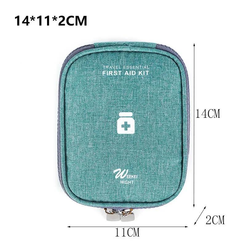 Tragbare Medikamentenaufbewahrungstasche Mini Erste-Hilfe-Set Notfall-Survival-Reise Outdoor-Camping Sporttasche Haushalt Pillenboxen