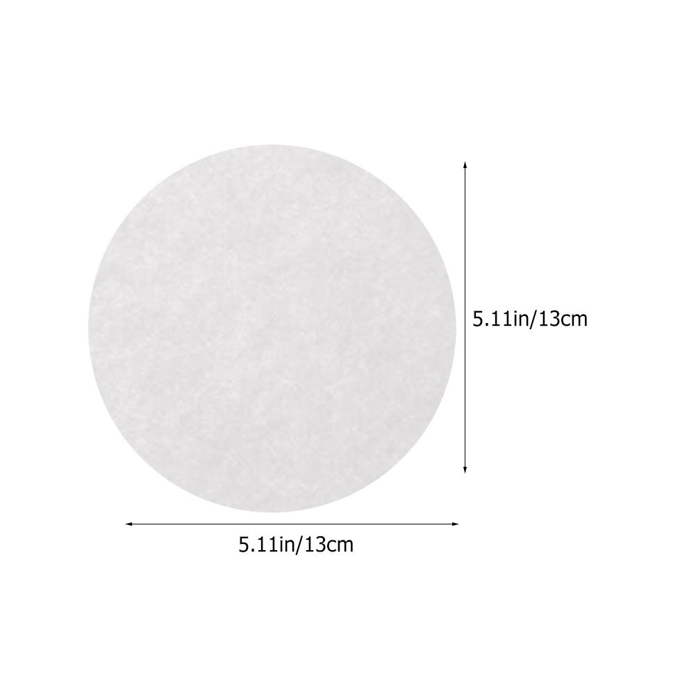 500 Sheets Sealed Paper Drink Mats Leak Proof Coffee Cup Leak-proof Films Sealing Round Spill Papers Silicone