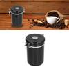 Stainless Steel Coffee Canisters with Calendar Wheel Exhaustable Coffee Jar for Home Coffee Shop