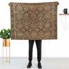 Antique Persian Kirman Rug Print Throw Blanket Luxury St Plush Decorative Sofa Wednesday Decorative Beds Camping Blankets