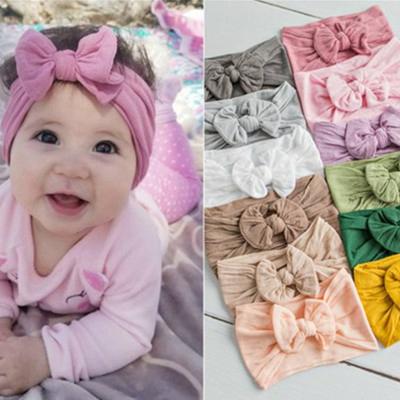 Dívky Baby Batole Pevná čelenka Pásek do vlasů Luk Příslušenství Pokrývky hlavy