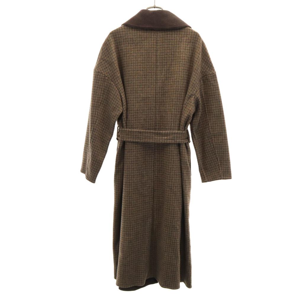 Oanvänd PLST Rutig flodrock M Brun Dam Begagnad