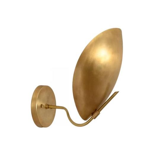 Handmade Brass Wall Sconce: Mid Century Modern Sputnik Light