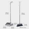 Broom and Dustpan Set Self-Cleaning Teeth Design Broom Shovel Set for Home Office Indoor Outdoor Sweeping