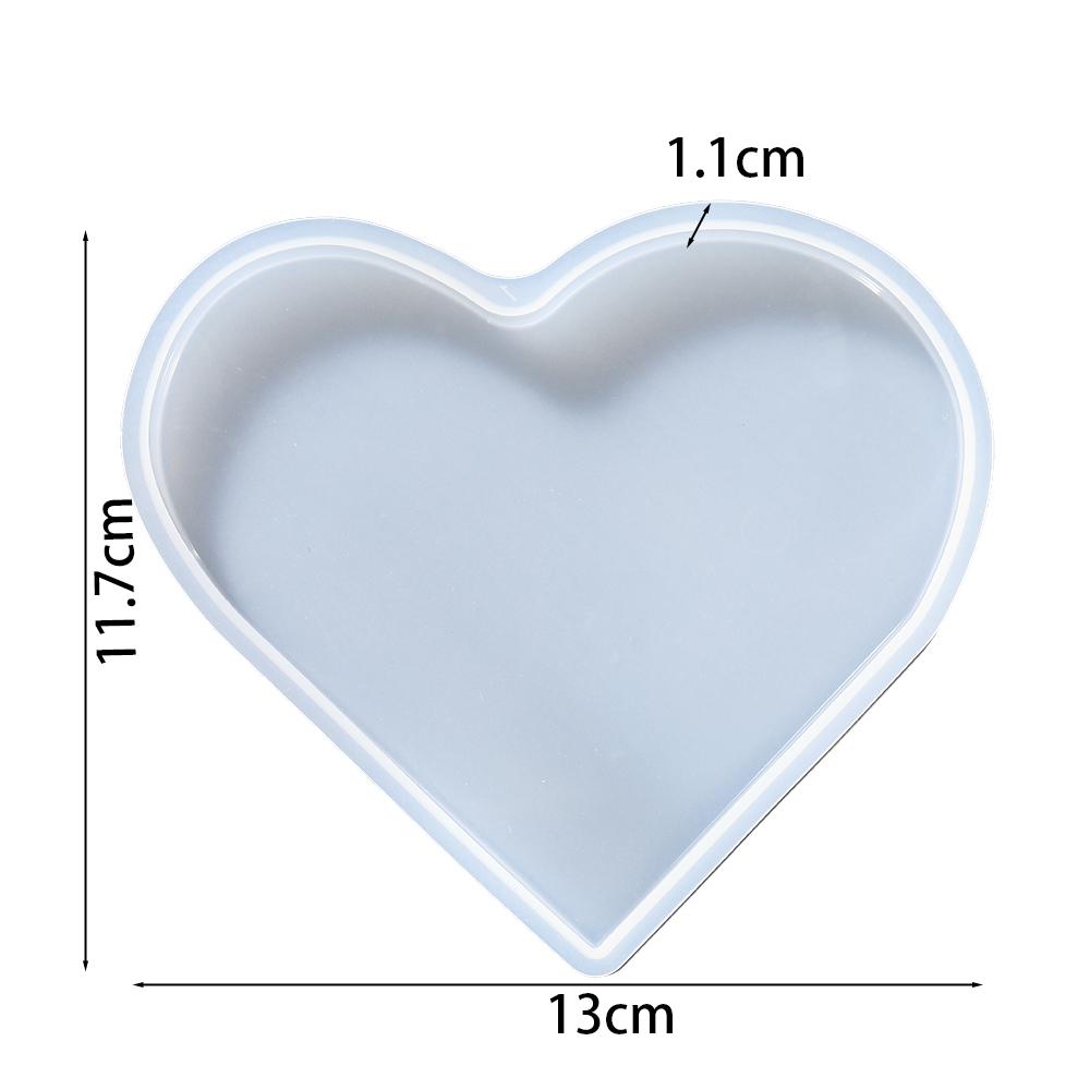 DIY Love Heart Hanging Photo Frame Silicone Moulds Resin Ornament Casting Molds Handmade Desktop Decoration Crafts Making Tools