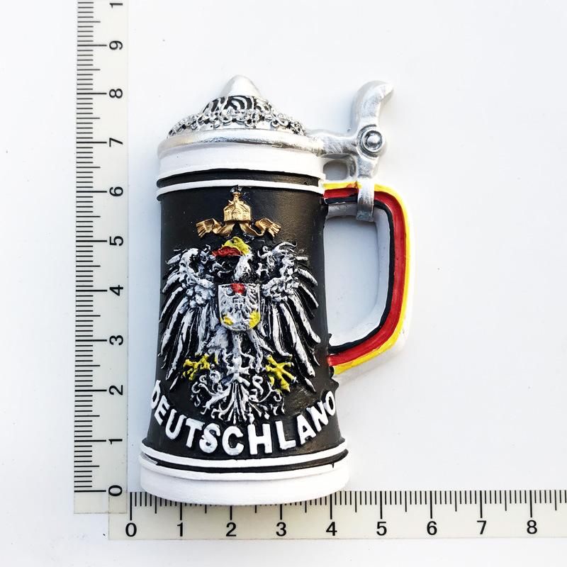 Germany 3D Fridge Magnets Tourism Souvenir Resin Refrigerator Magnets Sticker Collection Handicraft Gift Decoration Articles
