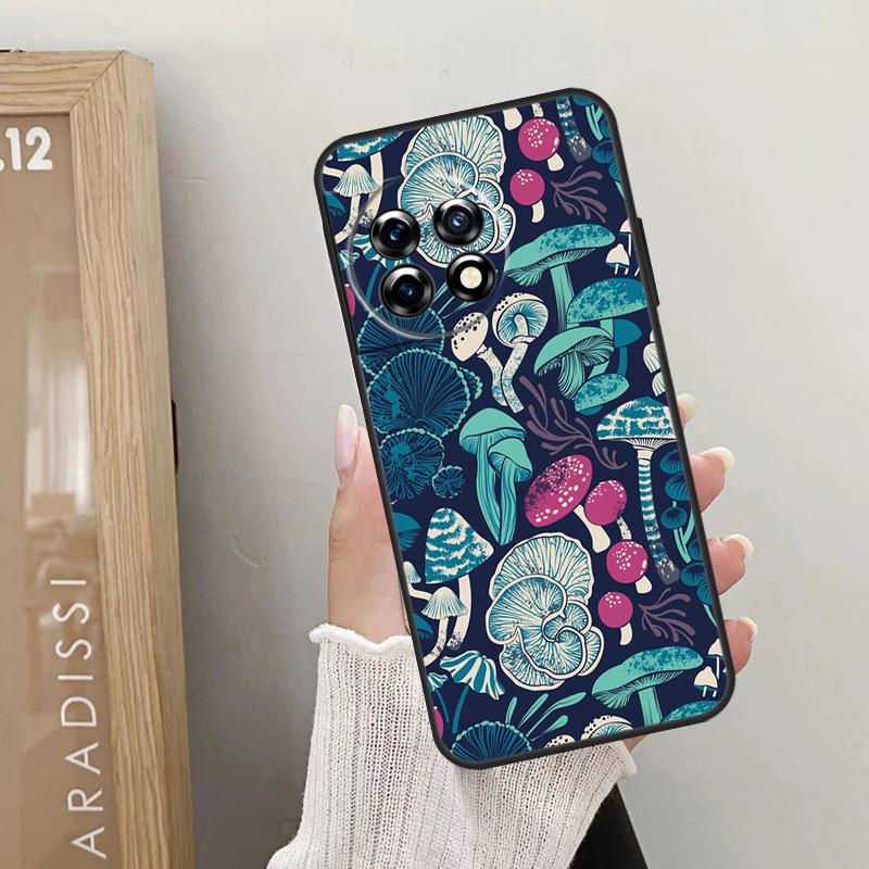 Psychedelic Mushrooms Florals Case For OnePlus Nord CE 4 3 2 Lite 2T N10 N20 N30 OnePlus 12 11 9 10 Pro 8T 10T 12R Cover
