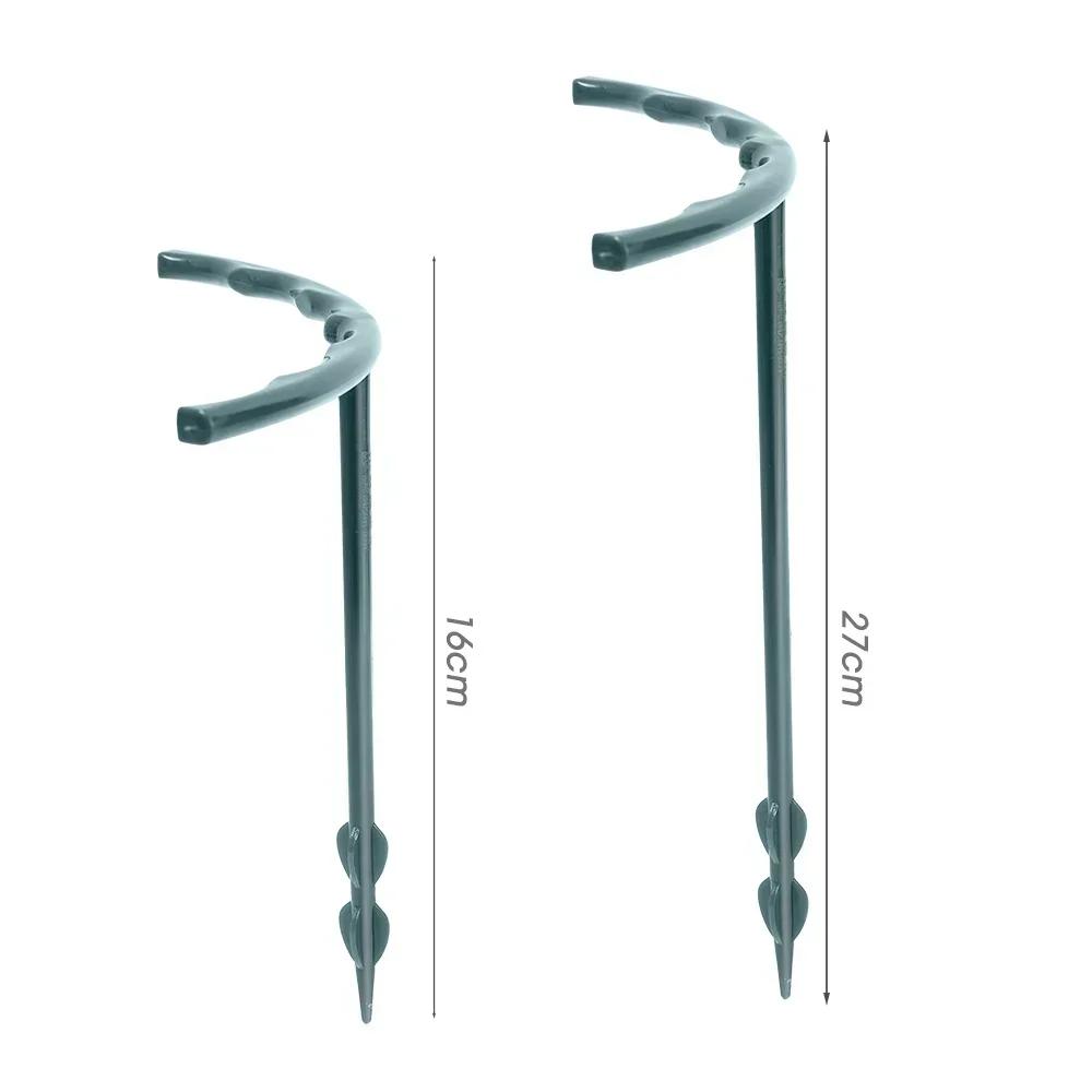 4-32PCS Plastic Plant Support Pile Frame Greenhouse Arrangement Semicircle Fixed Rod Indoor Flower Plant Vine Climbing Bracket