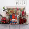 Painted Cityscapes Of London, England Digital Printing Short Plush Pillow Covers For Car Sofa Office Cushion Cover Home Goods