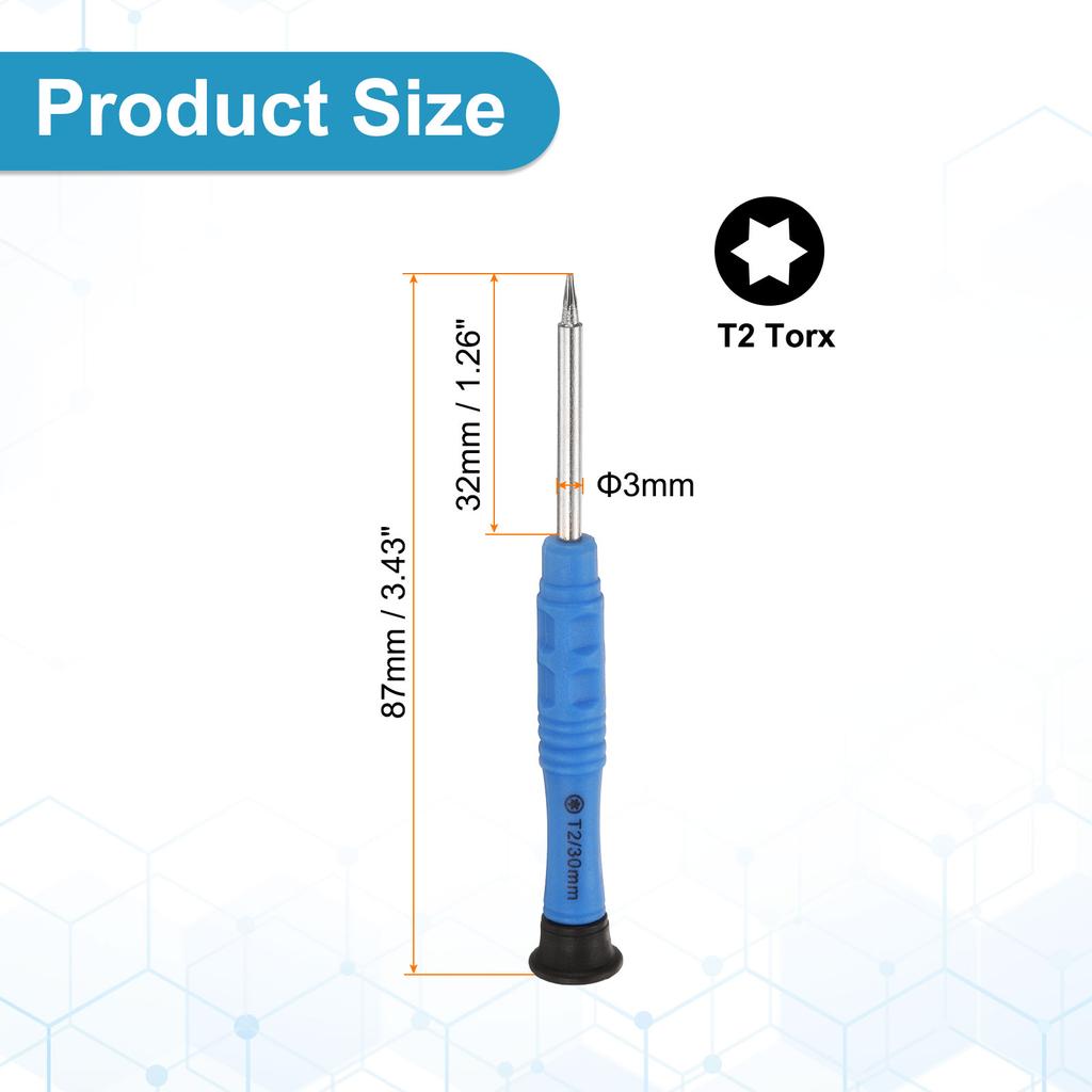 2/5/10pcs PH1.2-PH2 SL1.5 SL2 Mini Torx Phillips Y Type Five Star Head Slotted Screwdriver 3mm Shank Small Appliances Repairs