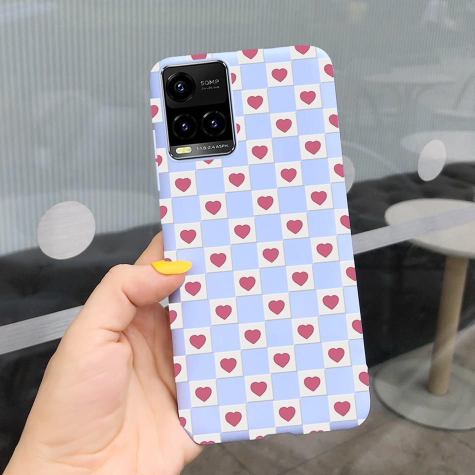 Cartooon Phone Case For Vivo Y21 2021 Y21S Y 21 V2110 V2111 Candy Silicon Case Back Cover For Vivo Y33S Y 33S V2109 Shell Funda
