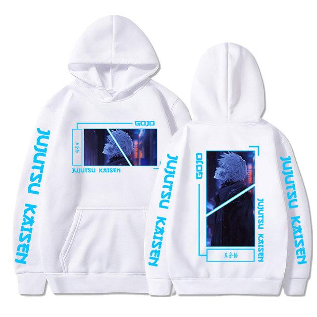 Hanorace cu glugă cu glugă cu mâneci lungi, cu glugă, cu mâneci lungi, cu glugă, cu mâneci lungi, cu glugă japoneză, cu imprimeu Gojo Satoru