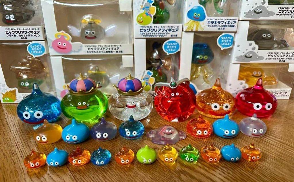 [USED] Dragon Quest Big Clear Figure Dragon Quest Figure Slime