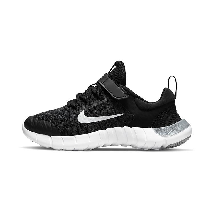 (PS) Nike Free RN 2021 Black Dark Smoke Grey Kids CZ3996-001 EU 28