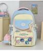 The Korean version of the schoolbag is fresh and painful, and the large-capacity female high school student campus has multiple compartments.