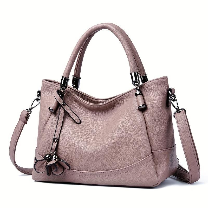 Lychee Pattern Portable Tote Bag Single Shoulder Messenger Women's Bag