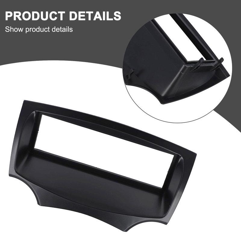 Für Ford Für KA 1 DIN Autoradio Blende Adapter Panel 2008 2016 Sichere Kunststoffumrandung für Audiosysteme