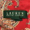Lauren Ralph Lauren Paisley Pattern Logo Embroidery Long Sleeve Cotton Shirt Women Used