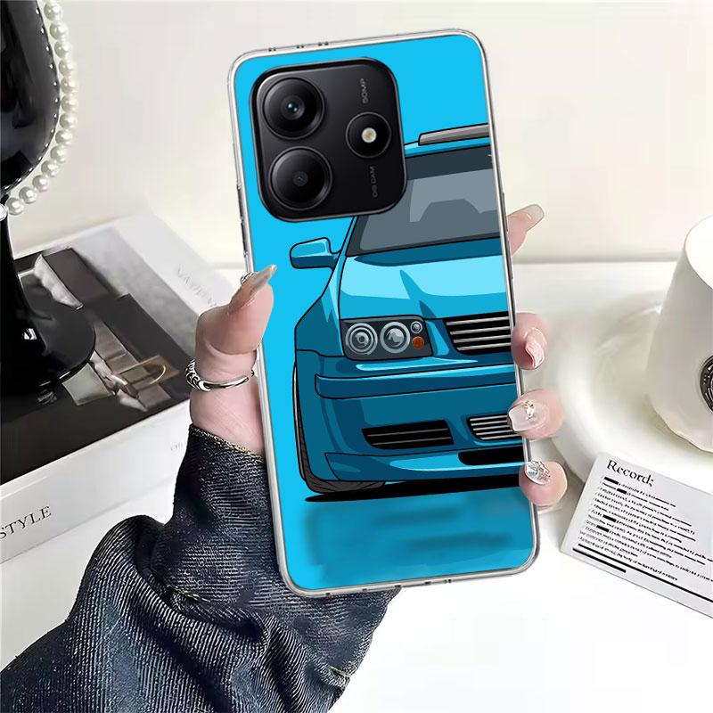 Cool MK4 MK5 Golf Car Soft Phone Case For Xiaomi Redmi Note 15 14 14S 13 12 Pro Plus 12S 11 11S 11E 10 10S 11T 5G Fundas Coque R