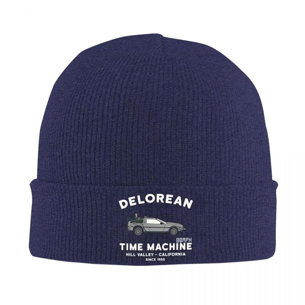 Cappello a Maglia Beanie Time Machine Ritorno al Futuro Cappello Autunno Inverno Caldo Nuovo Classico Serie di Film Cappellini Uomo Donna