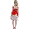 Summer Red Cartoon Anime Spot Strap Type Cartoon Cosplay Girls' Dress