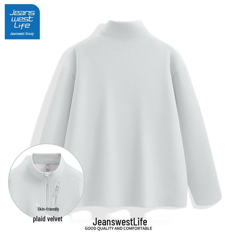 

JEANSWEST LIFE Men s 2025 Autumn Half-Zip Sweatshirt 3XL