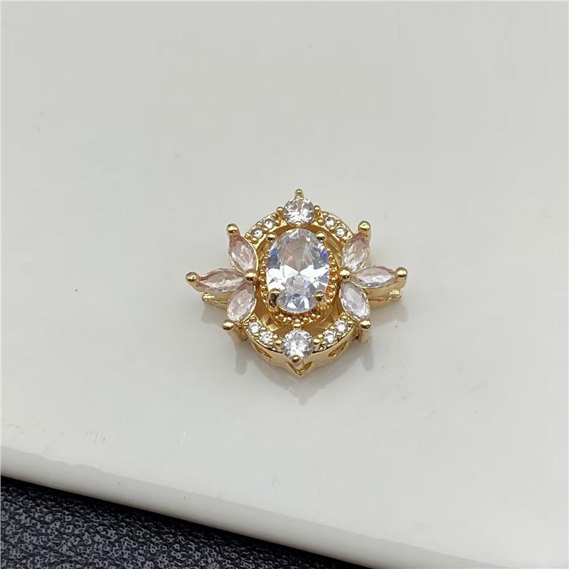 Diamond Lace Edge Multi-Hole Spacer Beads for DIY Crystal Jewelry Making