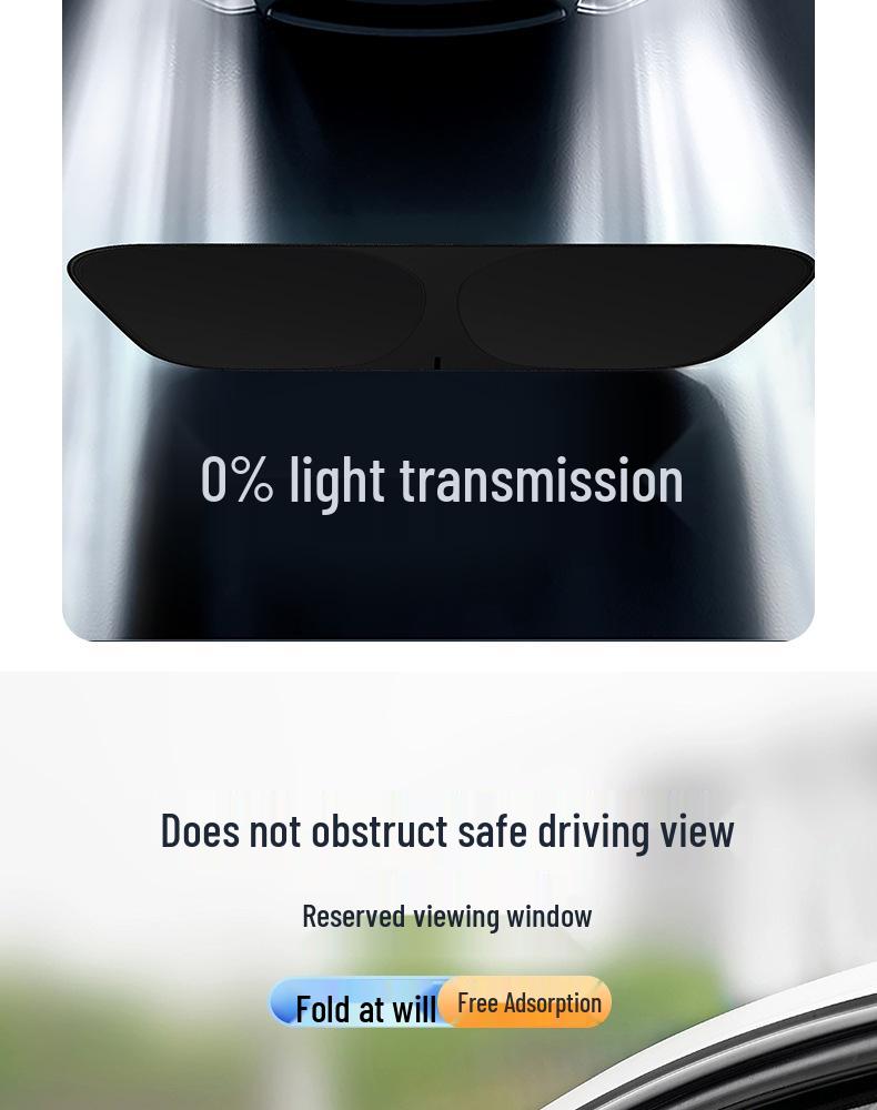 BYD Car Sunshade: Han, Song, Qin, Song Plus DMI, Yuan UP, Dolphin, Seal - Windshield Umbrella for Heat Insulation and Sun Protection.