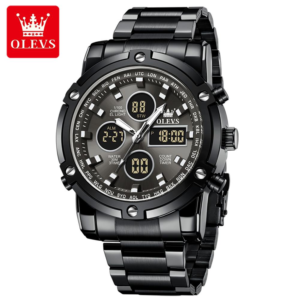 

Часы OLEVS Многофункциональные электронные часы Спортивный хронограф Мужские часы Мужские часы