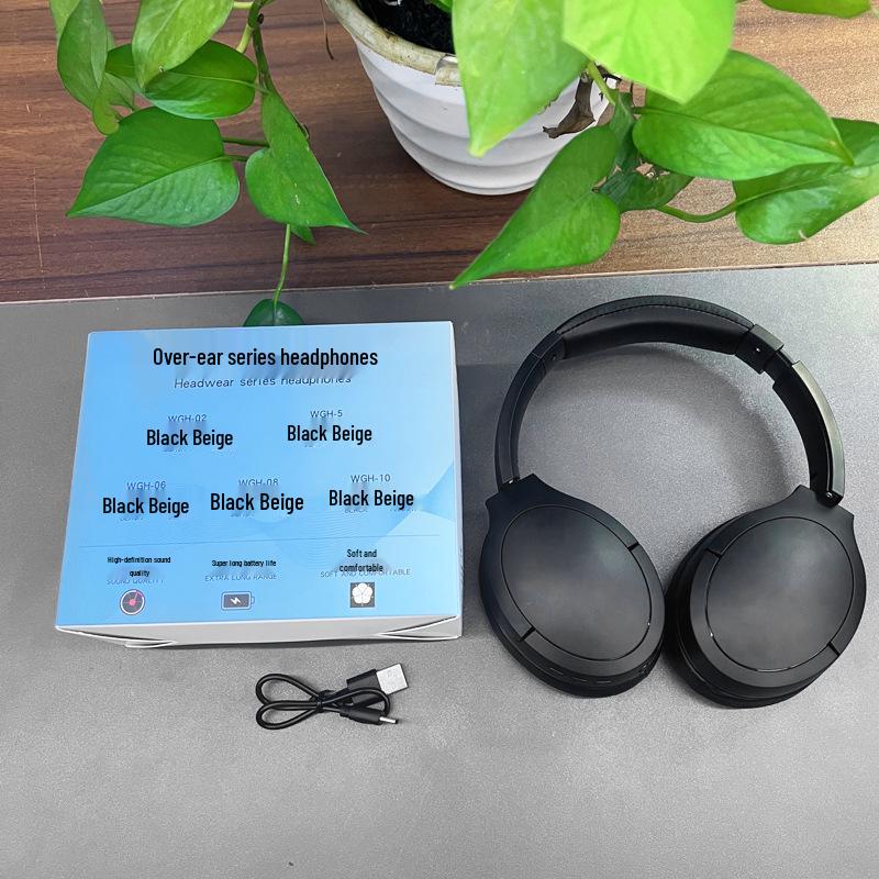 ANC Wireless Over-Ear Headphones with Active Noise Cancelling, Deep Bass, and Long Battery Life