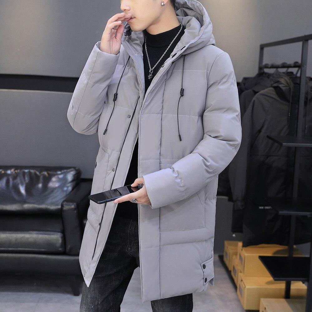 Winterjacke Herren Lange Parka Jacke Herbst Pufferjacke Herren