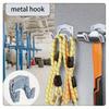 5Pcs Heavy-Duty Metal Wall-Mounted Tool Rack Set Includes Screws, Garden Tool Storage Rack, Suitable for Shovels, Rakes, and Other Tools