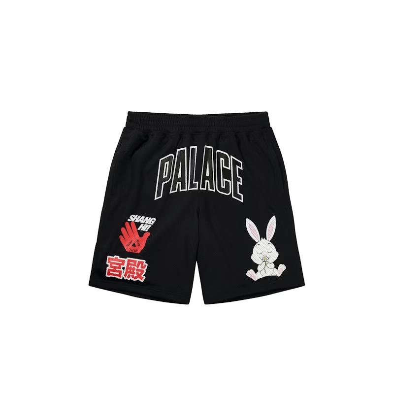 Palace Shanghai Opening Limited Edition Series Ss26 Straight Leg Cartoon Rabbit Print Sports Shorts Unisex shorts PAL-SS26-413 L