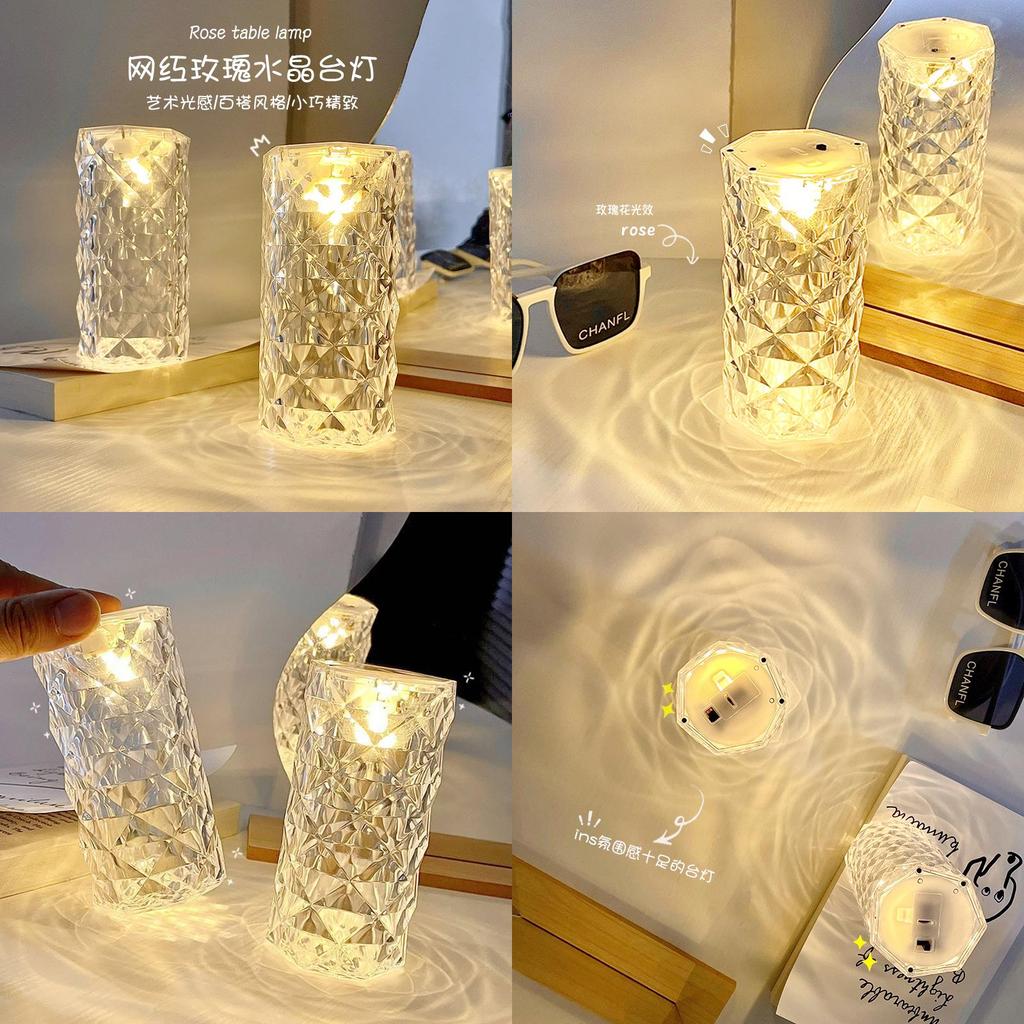 Versatile Rose Night Light Decorative Piece Atmosphere Lamp And Night Light