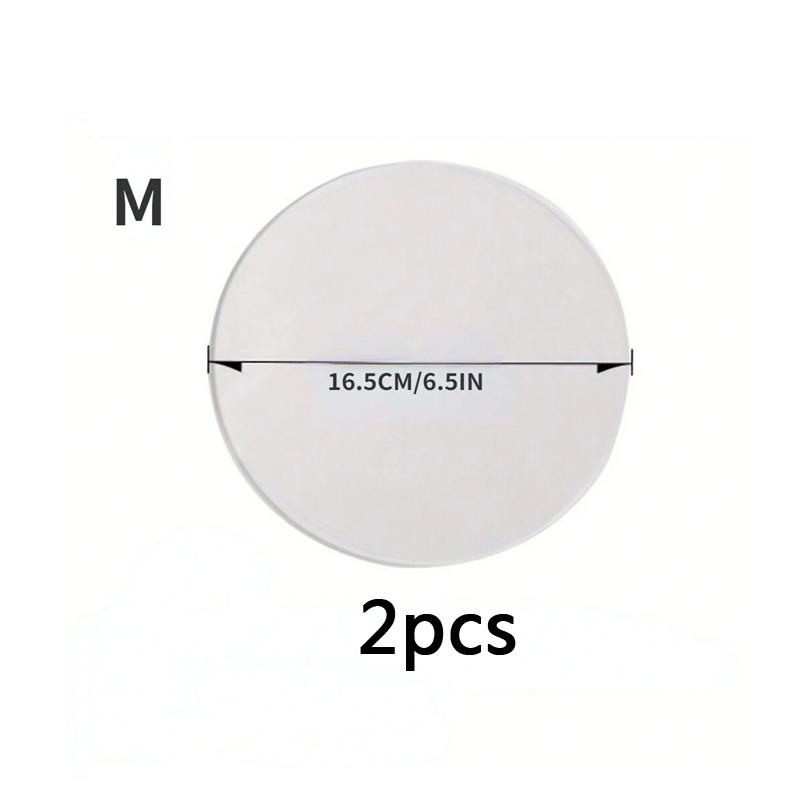 2 STÜCKE Runde Kante Kuchenscheibe Kreis Acryl Backblech Ständer DIY Wiederverwendbarer Kuchenaufsatz Antihaftbeschichtete Acryl Kuchenbasisplatte Backwerkzeug