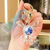 Acrylic Iridescent Long-Eared Rabbit Keychain Charm