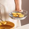 New 2026 Food-grade Kitchen Oil Filter Tray Stainless Steel Mesh Frying Drain Pan Strainer Colander