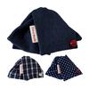 Hairpin Cloth Bowknot Decor Back Head Hair Clip with Dot Print Button Decoration Wide Tooth Strong Grip Hairpin Hair Accessories