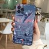Whale Phone Case Silicone Soft for iphone 16 15 14 13 12 11 Pro Mini XS MAX Plus X Cover